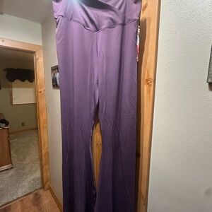 Women's Purple flare leggings